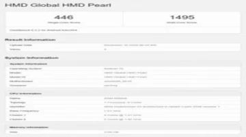 هاتف HMD Pearl يلمع على Geekbench.. إصدار Pulse 2 Pro المتوقع 2025